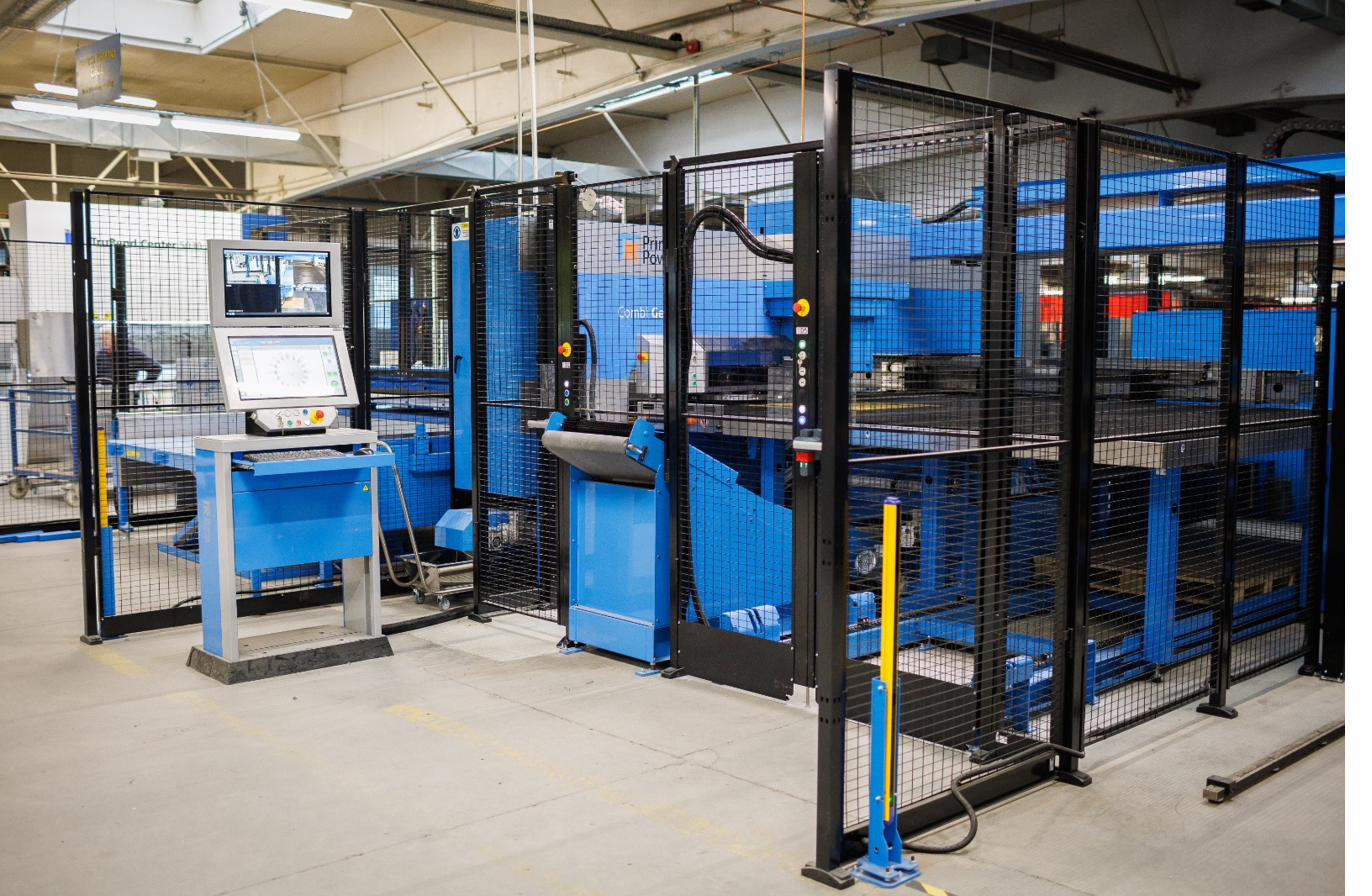 Prima Power automated cell with control panel