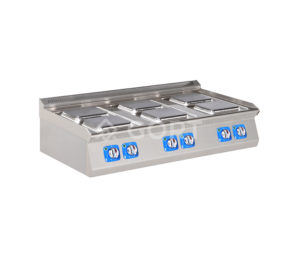 6 plate electric cooking top