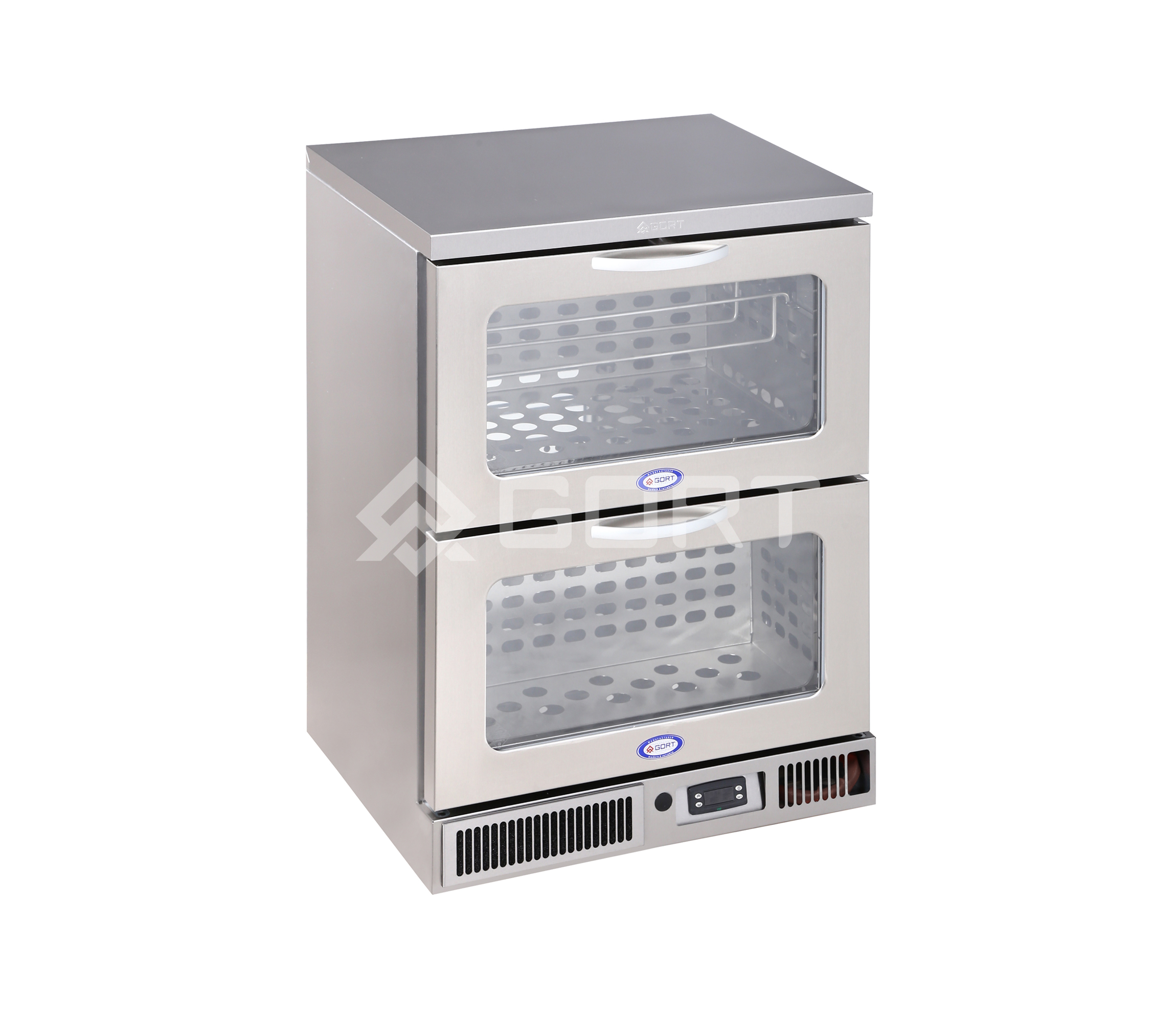 Bar bottle cooler with glass drawers GORT Foodservice Equipment