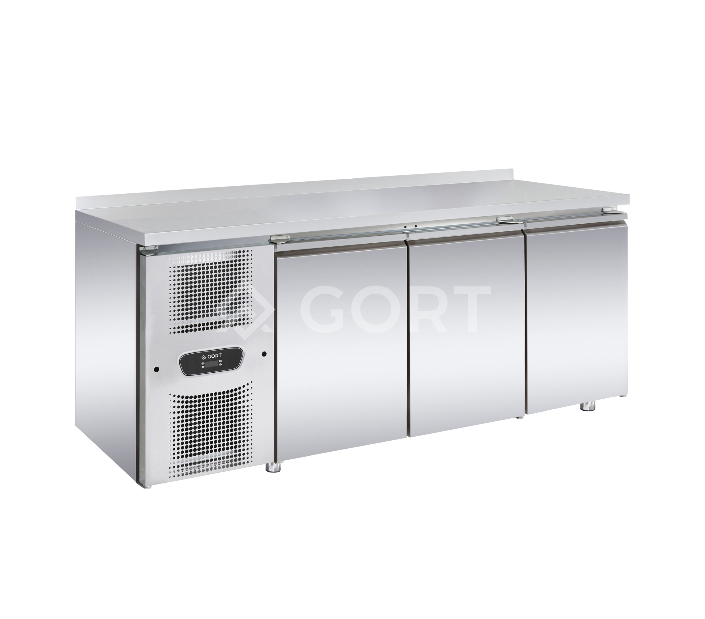 3 door refrigerated counter for bakery trays 400×600