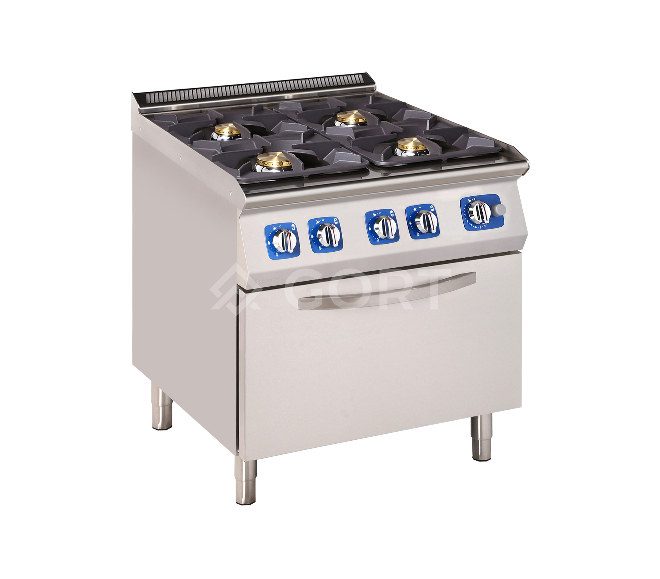 4 burner gas cooking range on gas oven L900