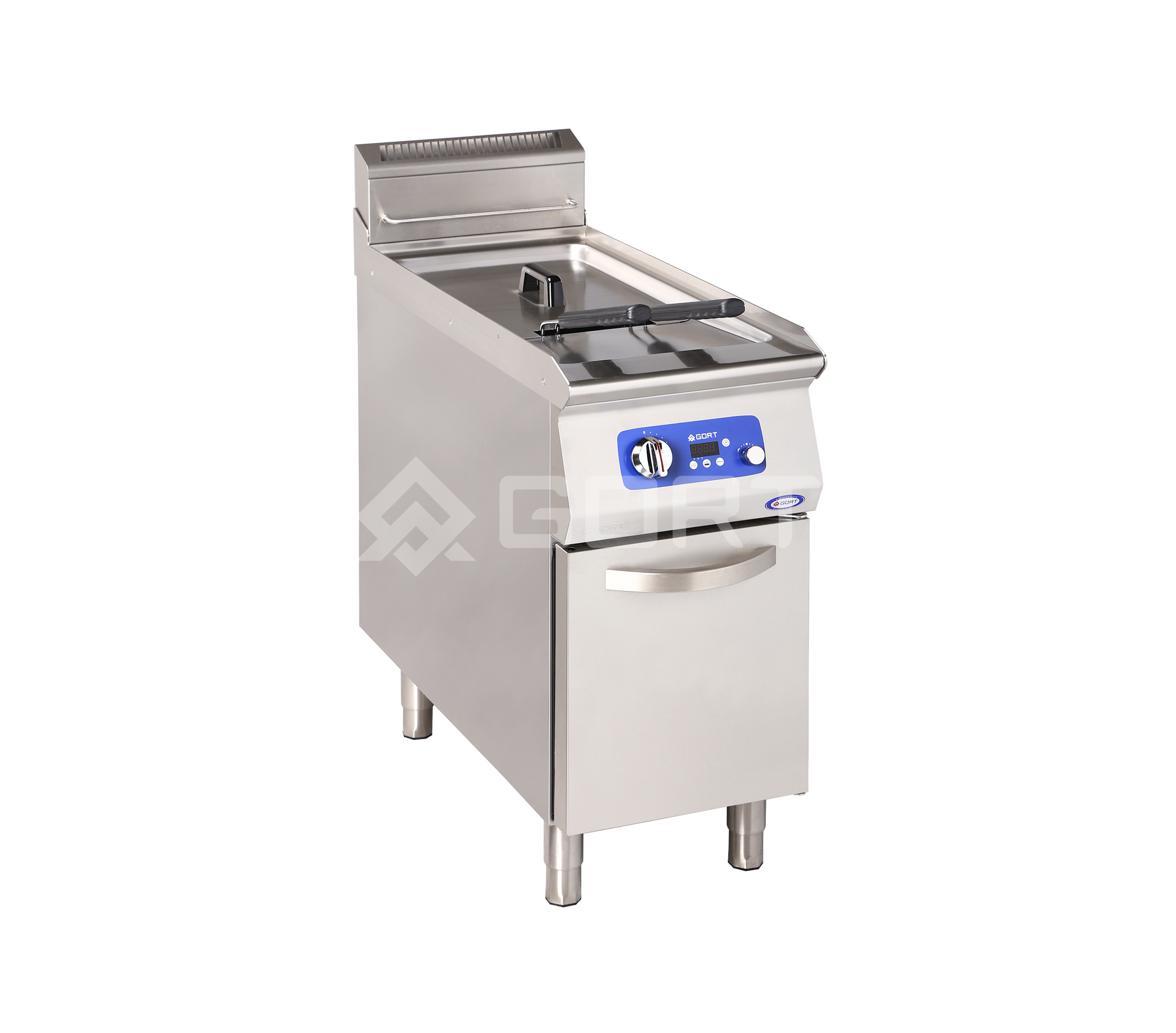 Single tank electric fryer with cold zone (electronic control) L900