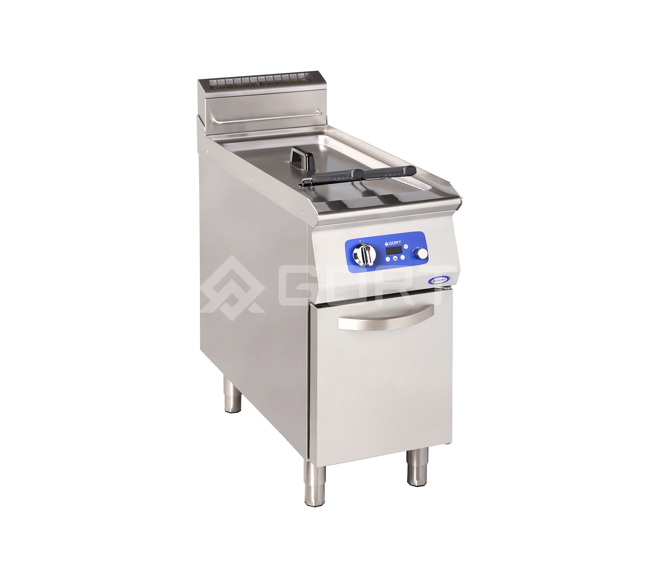 Single tank gas fryer with cold zone L900