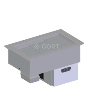 Wanna chłodnicza z nawiewem DROP-IN 700 3x GN1/1, s/wbudowane